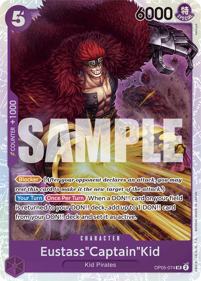 Eustass"Captain"Kid (Reprint) - Premium Booster -The Best- - SR - OP05-074