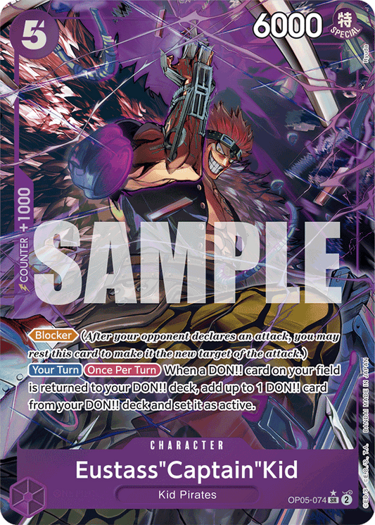 Eustass"Captain"Kid (OP05-074) (Alternate Art) - Premium Booster -The Best- - SR - OP05-074