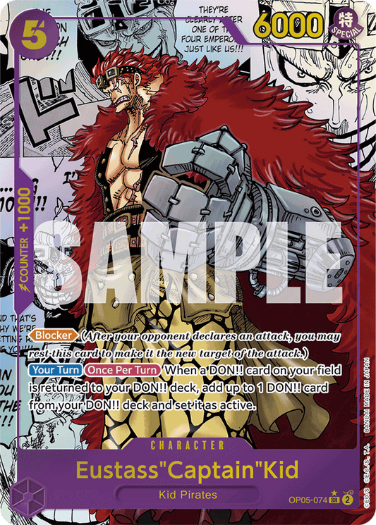 Eustass"Captain"Kid (OP05-074) (Manga) - Premium Booster -The Best- - SR - OP05-074