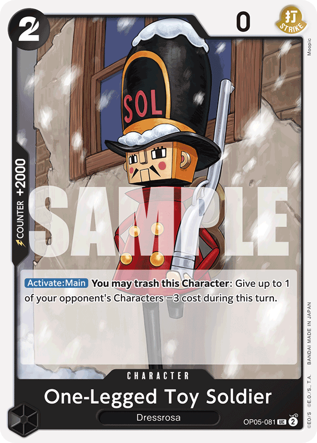 One-Legged Toy Soldier (Reprint) - Premium Booster -The Best- - UC - OP05-081