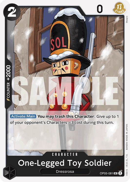 One-Legged Toy Soldier (Reprint) - Premium Booster -The Best- - UC - OP05-081
