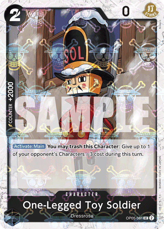 One-Legged Toy Soldier (Jolly Roger Foil) - Premium Booster -The Best- - UC - OP05-081