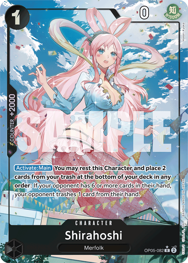 Shirahoshi (OP05-082) (Full Art) - Premium Booster -The Best- - R - OP05-082