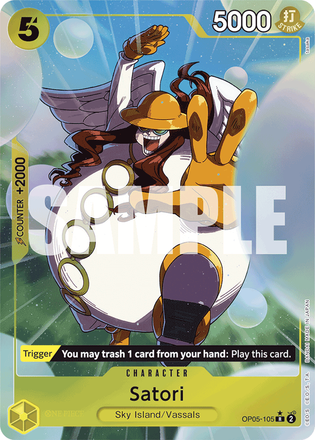 Satori (Alternate Art) - Premium Booster -The Best- - R - OP05-105