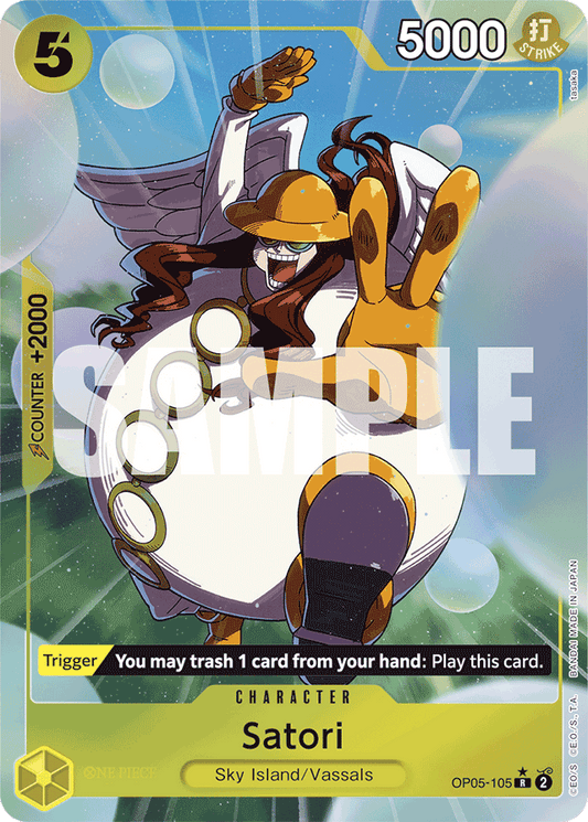 Satori (Alternate Art) - Premium Booster -The Best- - R - OP05-105