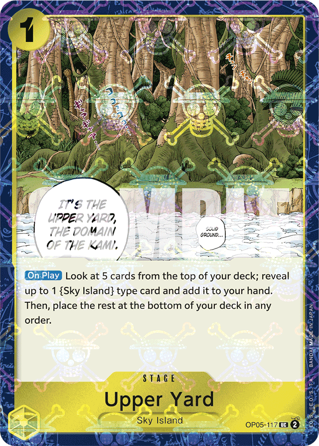 Upper Yard (Jolly Roger Foil) - Premium Booster -The Best- - UC - OP05-117