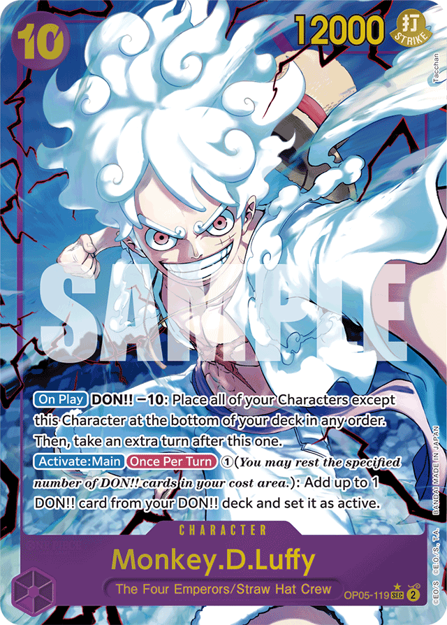 Monkey.D.Luffy (OP05-119) (Alternate Art) - Premium Booster -The Best- - SEC - OP05-119