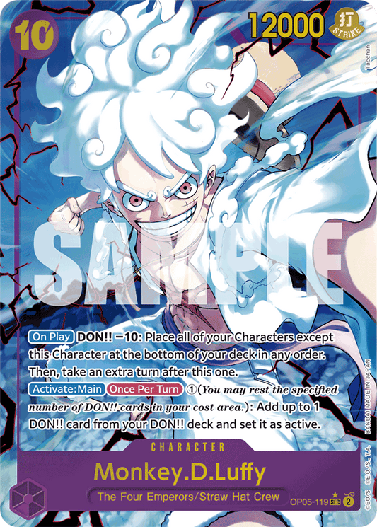 Monkey.D.Luffy (OP05-119) (Alternate Art) - Premium Booster -The Best- - SEC - OP05-119