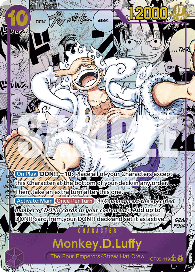 Monkey.D.Luffy (OP05-119) (Manga) - Premium Booster -The Best- - SEC - OP05-119