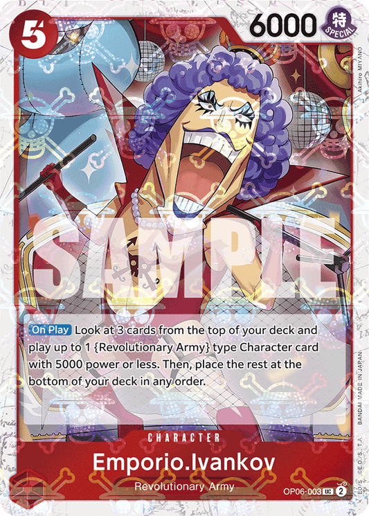 Emporio.Ivankov (Jolly Roger Foil) - Premium Booster -The Best- - UC - OP06-003