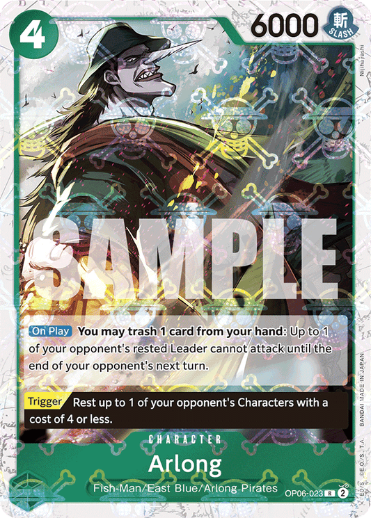 Arlong (Jolly Roger Foil) - Premium Booster -The Best- - R - OP06-023