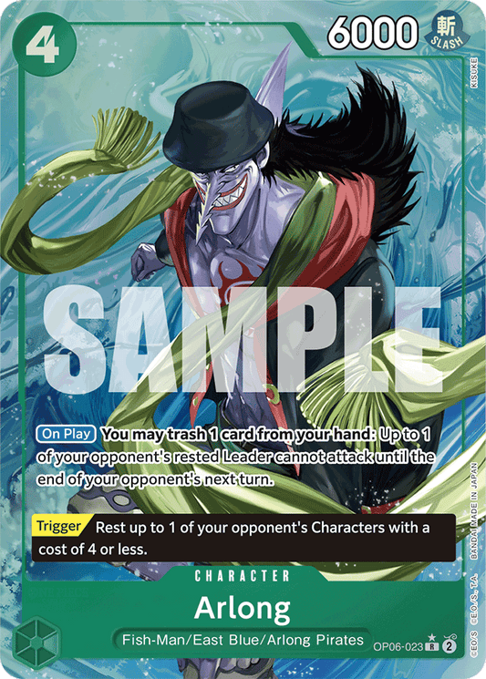 Arlong (Alternate Art) - Premium Booster -The Best- - R - OP06-023