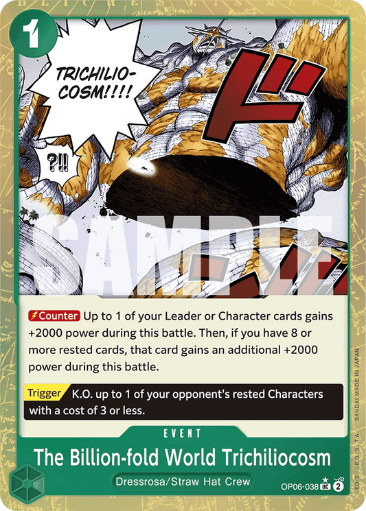 The Billion-fold World Trichiliocosm (Textured Foil) - Premium Booster -The Best- - UC - OP06-038