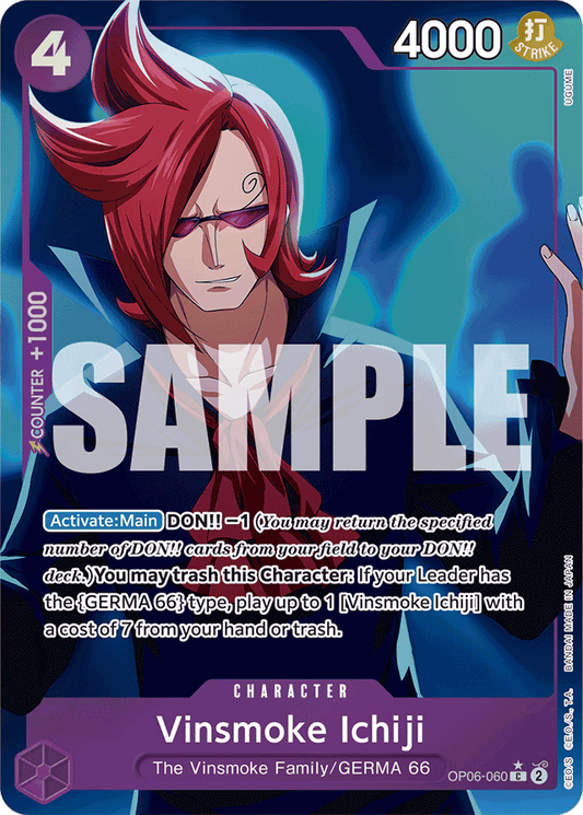 Vinsmoke Ichiji (OP06-060) (Full Art) - Premium Booster -The Best- - C - OP06-060