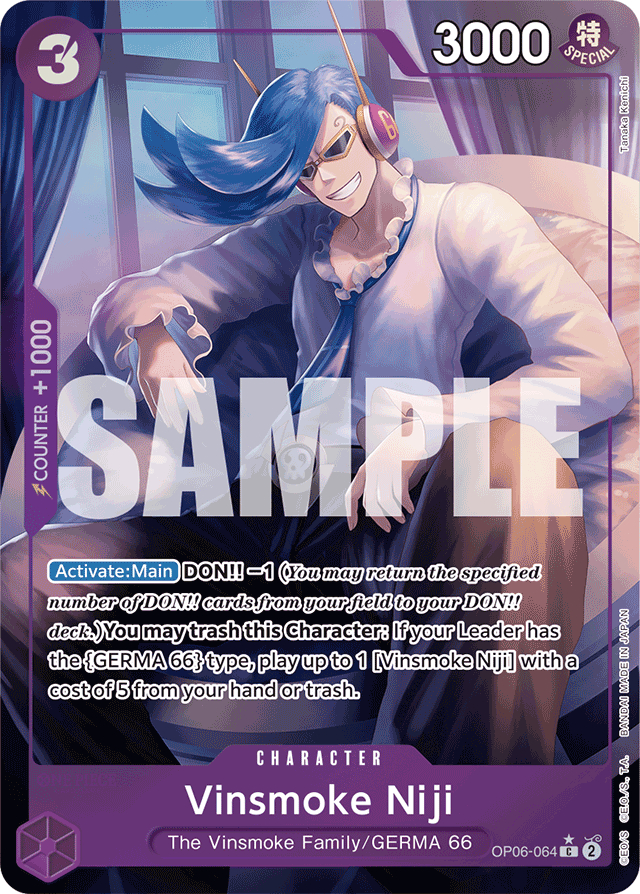 Vinsmoke Niji (OP06-064) (Full Art) - Premium Booster -The Best- - C - OP06-064