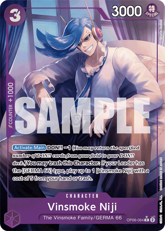 Vinsmoke Niji (OP06-064) (Full Art) - Premium Booster -The Best- - C - OP06-064