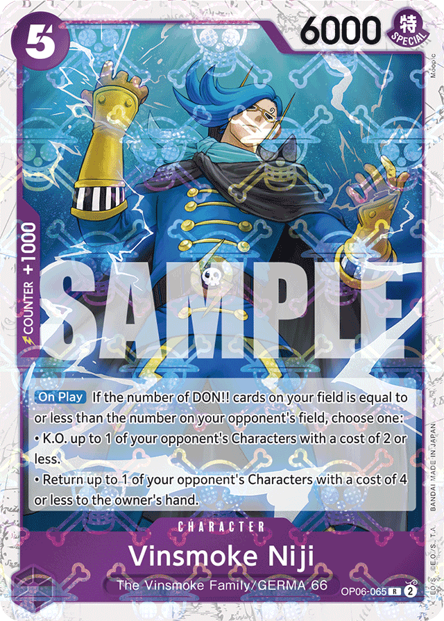 Vinsmoke Niji (OP06-065) (Jolly Roger Foil) - Premium Booster -The Best- - R - OP06-065