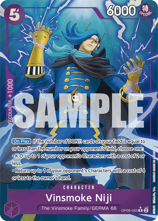Vinsmoke Niji (OP06-065) (Full Art) - Premium Booster -The Best- - R - OP06-065
