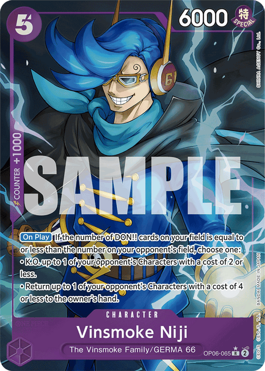 Vinsmoke Niji (OP06-065) (Alternate Art) - Premium Booster -The Best- - R - OP06-065