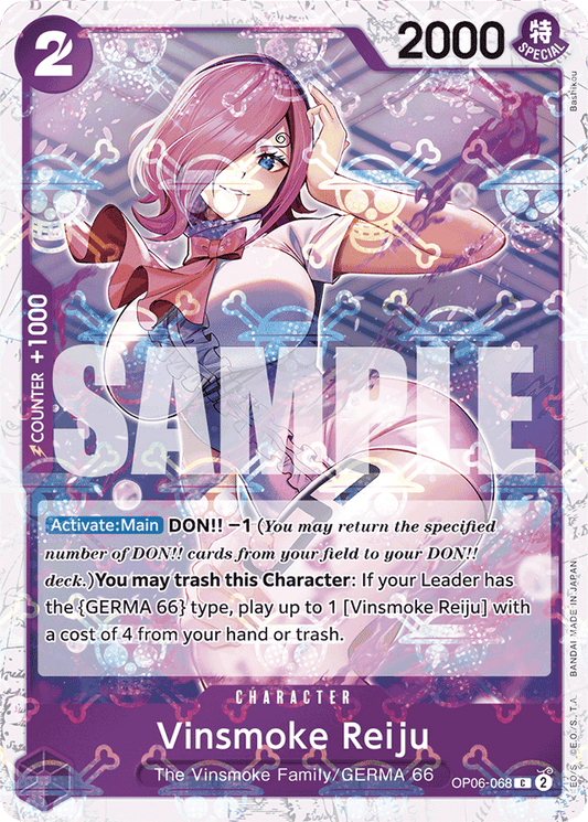 Vinsmoke Reiju (OP06-068) (Jolly Roger Foil) - Premium Booster -The Best- - C - OP06-068