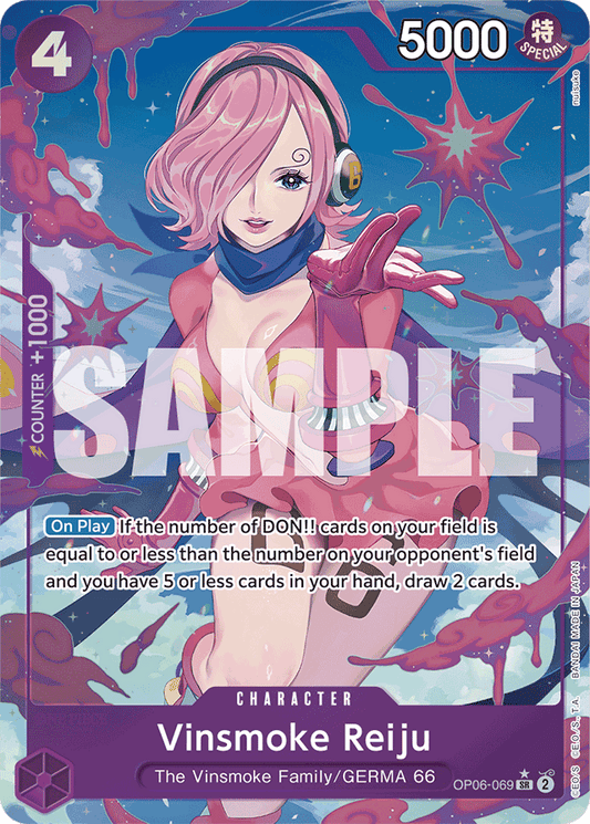Vinsmoke Reiju (OP06-069) (Alternate Art) - Premium Booster -The Best- - SR - OP06-069