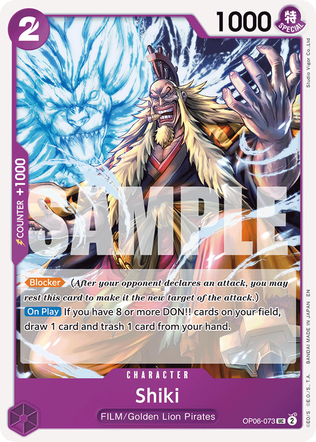 Shiki (Reprint) - Premium Booster -The Best- Vol. 2 - UC - OP06-073