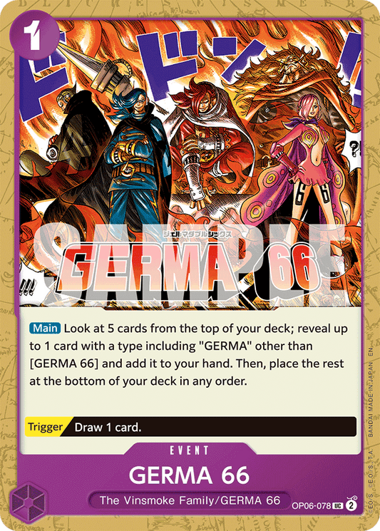 GERMA 66 (Reprint) - Premium Booster -The Best- Vol. 2 - UC - OP06-078