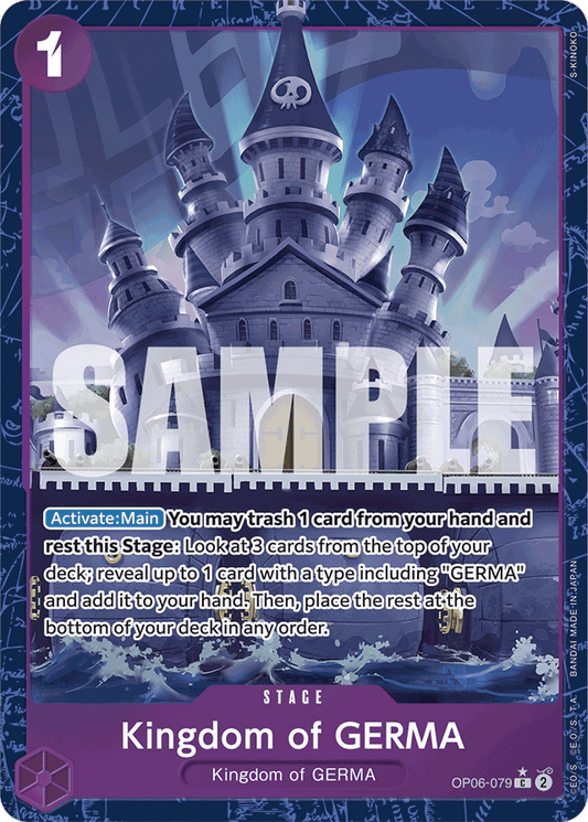 Kingdom of GERMA (Alternate Art) - Premium Booster -The Best- - C - OP06-079