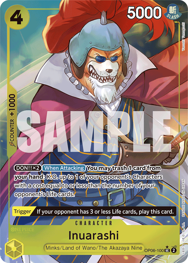 Inuarashi (Full Art) - Premium Booster -The Best- - UC - OP06-100