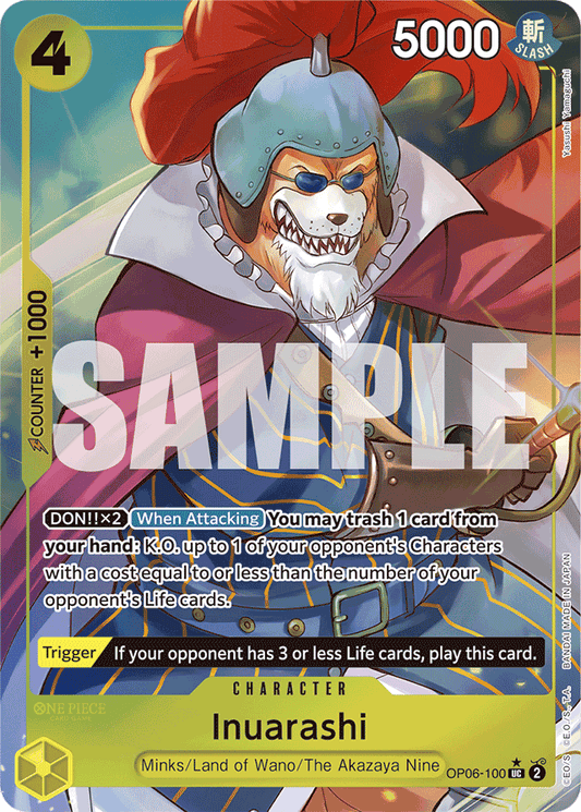 Inuarashi (Full Art) - Premium Booster -The Best- - UC - OP06-100