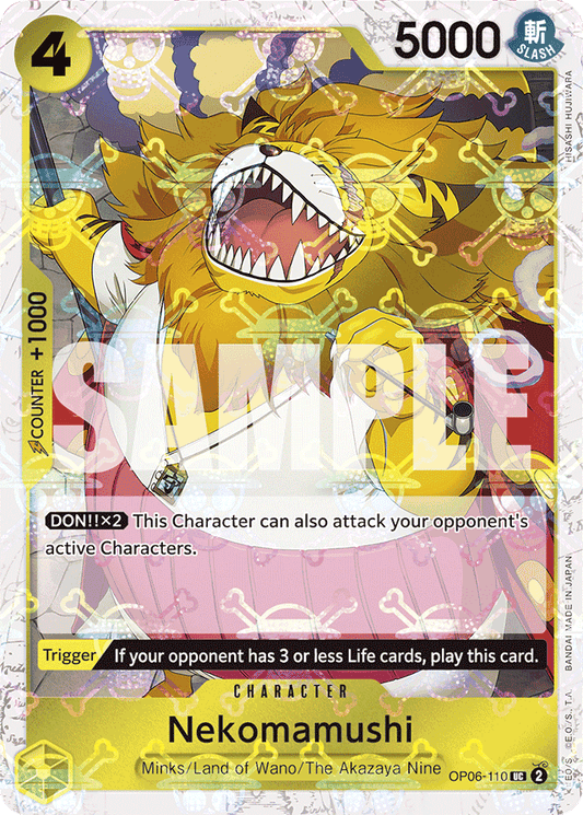 Nekomamushi (Jolly Roger Foil) - Premium Booster -The Best- - UC - OP06-110