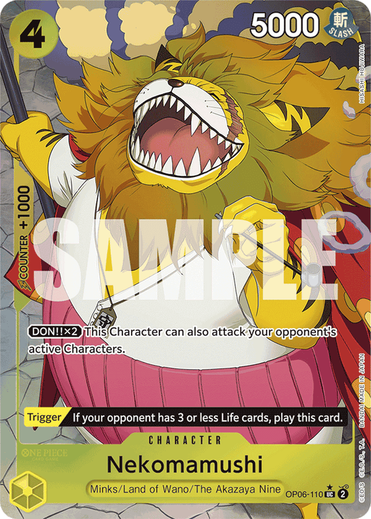 Nekomamushi (Full Art) - Premium Booster -The Best- - UC - OP06-110