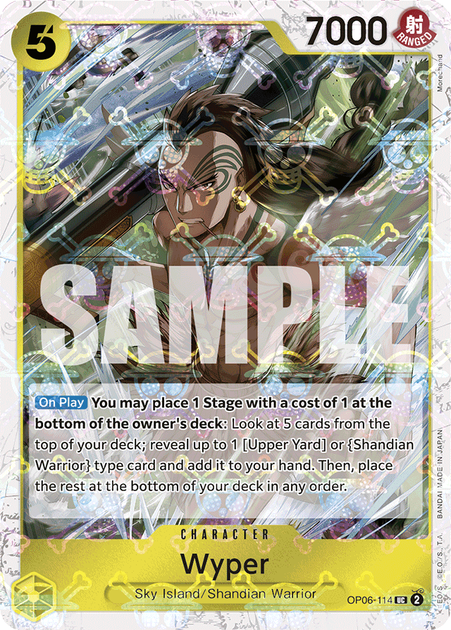 Wyper (Jolly Roger Foil) - Premium Booster -The Best- - UC - OP06-114