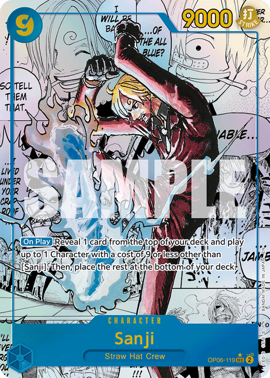 Sanji - OP06-119 (Manga) - Premium Booster -The Best- Vol. 2 - SEC - OP06-119