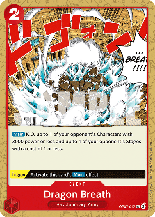 Dragon Breath (Reprint) - Premium Booster -The Best- Vol. 2 - UC - OP07-017