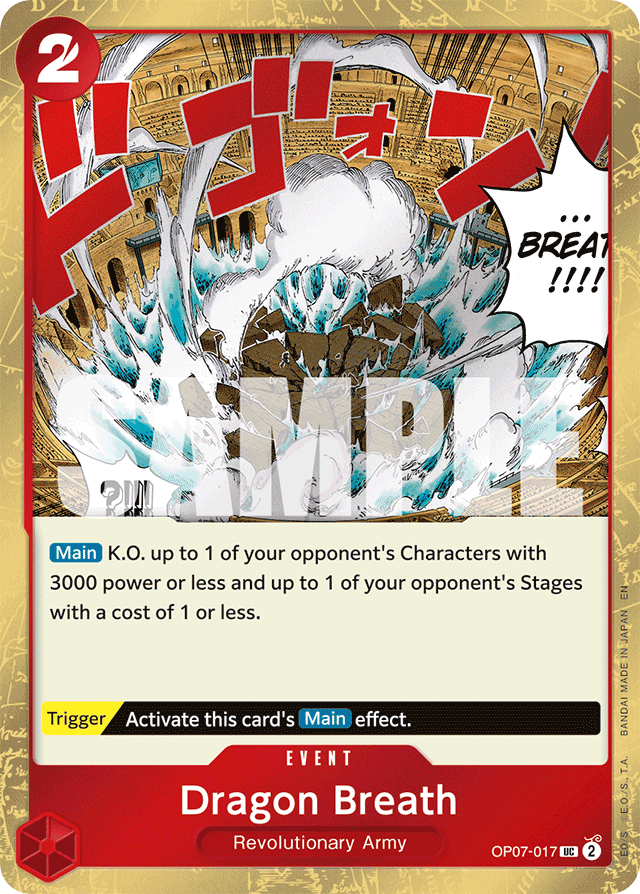 Dragon Breath (Pirate Foil) - Premium Booster -The Best- Vol. 2 - UC - OP07-017