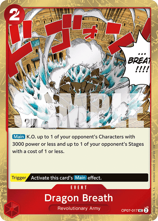 Dragon Breath (Pirate Foil) - Premium Booster -The Best- Vol. 2 - UC - OP07-017