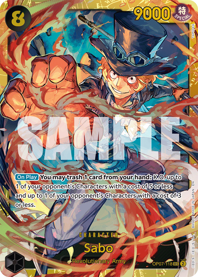 Sabo - OP07-118 (Reprint) - Premium Booster -The Best- Vol. 2 - SEC - OP07-118