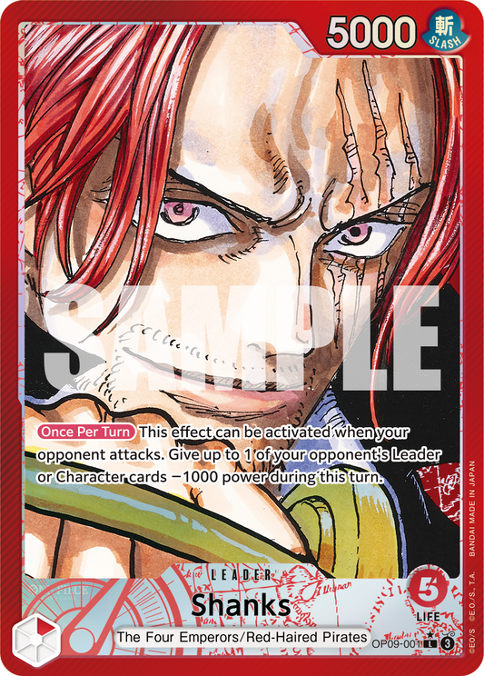 Shanks (001) (Parallel) - Emperors in the New World - L - OP09-001