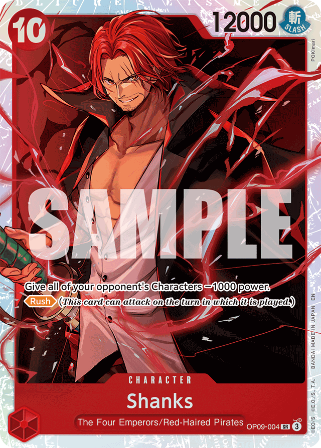 Shanks - OP09-004 (Reprint) - Premium Booster -The Best- Vol. 2 - SR - OP09-004