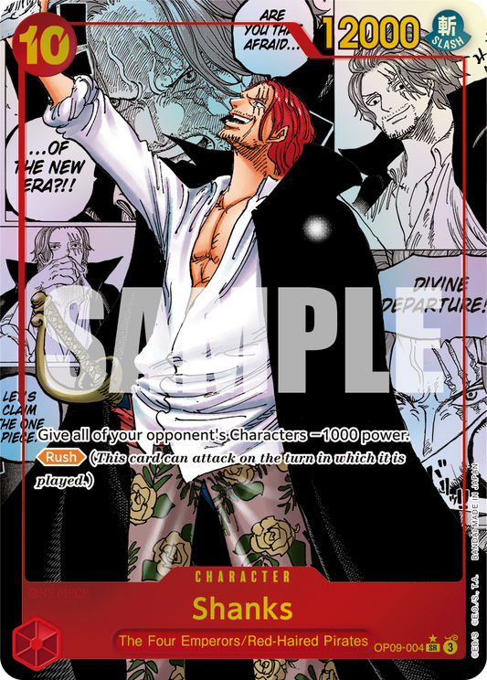 Shanks (004) (Manga) - Emperors in the New World - SR - OP09-004