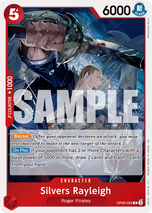 Silvers Rayleigh - OP09-005 (Reprint) - Premium Booster -The Best- Vol. 2 - R - OP09-005