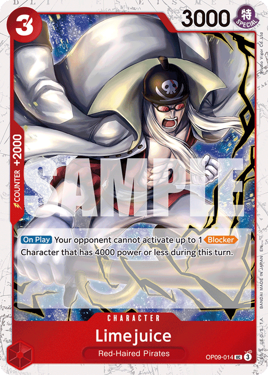 Limejuice (Pirate Foil) - Premium Booster -The Best- Vol. 2 - UC - OP09-014