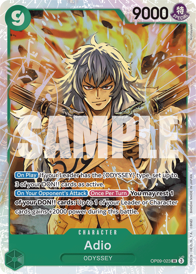 Adio - Emperors in the New World - SR - OP09-023