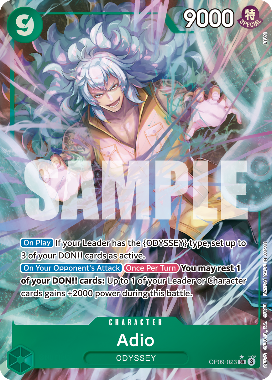 Adio (Parallel) - Emperors in the New World - SR - OP09-023