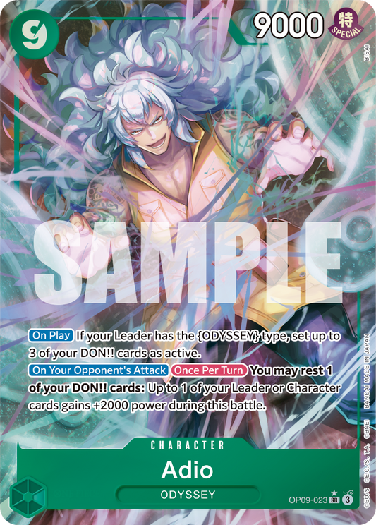 Adio (Parallel) - Emperors in the New World - SR - OP09-023