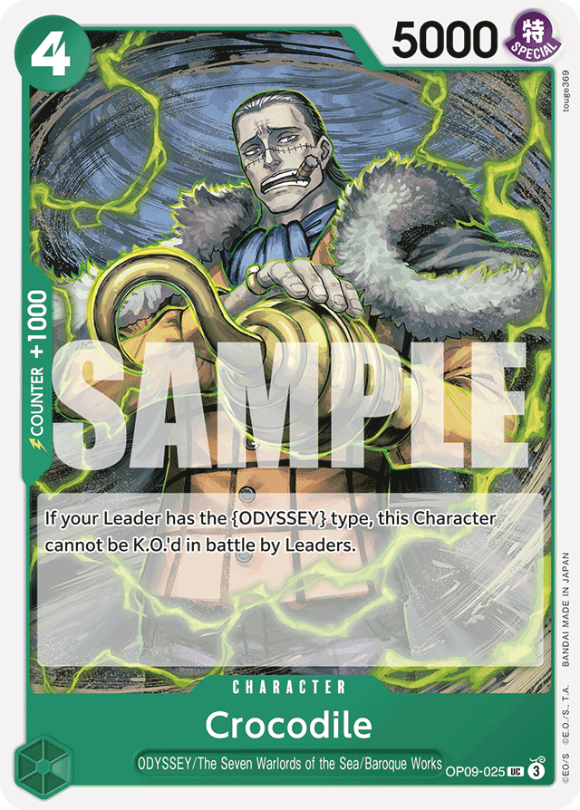Crocodile (025) - Emperors in the New World - UC - OP09-025