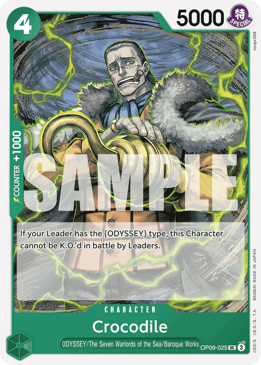 Crocodile (025) - Emperors in the New World - UC - OP09-025