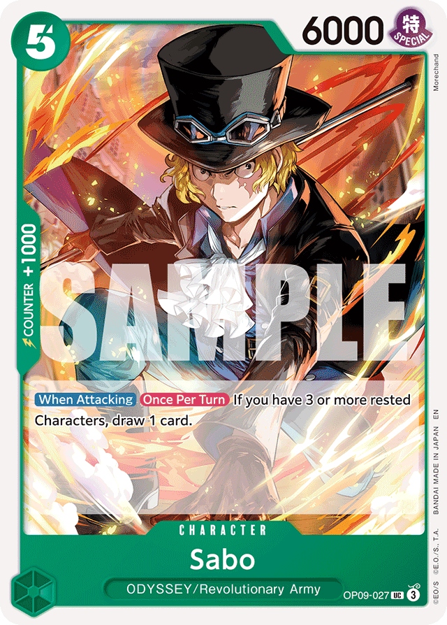 Sabo - OP09-027 (Reprint) - Premium Booster -The Best- Vol. 2 - UC - OP09-027