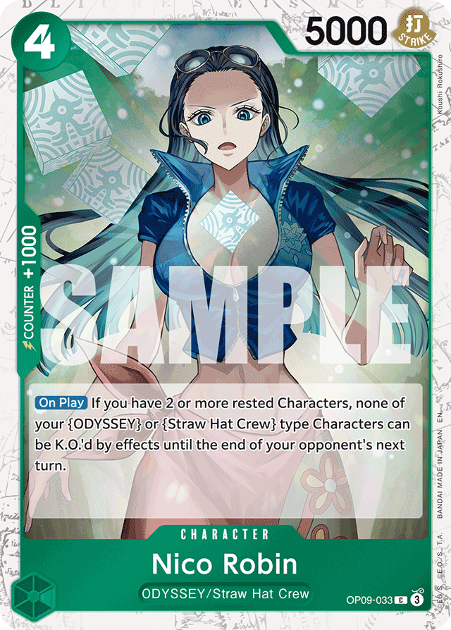 Nico Robin - OP09-033 (Pirate Foil) - Premium Booster -The Best- Vol. 2 - C - OP09-033
